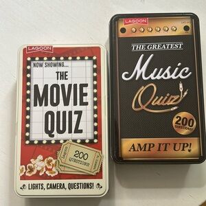 NWOT Trivia Games: Music & Movies Bundle